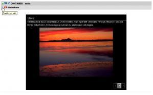 Slideshow is configured using rules